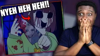 DON'T WATCH AT NIGHT! | Stronger Than You Chara (Undertale Animation Parody) Reaction!