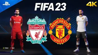 Liverpool Vs Manchester United | Premier League 2023 | FIFA 23 PS5 4k GAMEPLAY