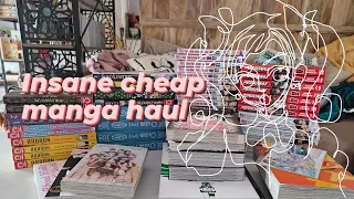 INSANE manga thriftshopping haul (60+ volumes)