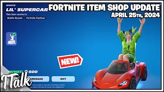 *NEW* LIL' SUPERCAR EMOTE! Fortnite Item Shop [April 25th, 2024] (Fortnite Chapter 5)