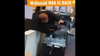McDonald man destroy ice cream Machine ￼