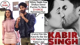 Shahid Kapoor's ANGRY REACT!0N ON Reporter For Asking STUP!D Question  @ Song Launch Of KABIR SINGH