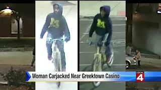 Woman carjacked near Greektown Casino