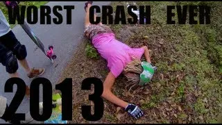 40MPH LONGBOARD CRASH! (Worst Road Rash Ever) | JOOGSQUAD PPJT