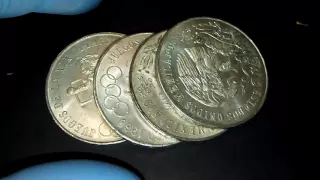 Monedas 0.720 de mexico