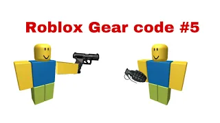 Roblox Gear codes#5 (bomb edition)