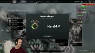 Grubby Finally Reached Herald 5 - Dota 2