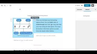 Paragraph Block - Overview & How to Use Guide - Gutenberg WordPress Editor