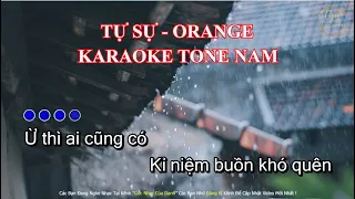 [KARAOKE] Tự Sự - Tone Nam | Orange ft Thuận Nguyễn l Qua Bển Làm Chi OST