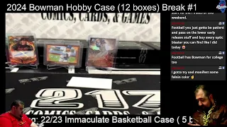 2024 Bowman Hobby Case (12 boxes) Break #1