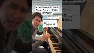 60 second piano lesson | Chopin Etude op. 25 no. 12 - “Ocean”