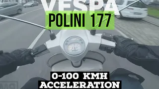 vespa POLINI 177 tuning  / 0-100kmh 14sec acceleration / FMPguides - Solid PASSion /