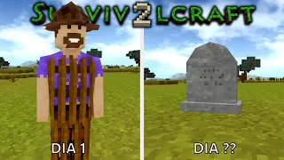 VOU SOBREVIVER 100 DIAS NO MODO CRUEL NO SURVIVALCRAFT!