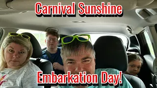 Embarkation Day Step by Step -  Parking at Charleston Port - Carnival Sunshine 2022