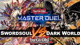 Master Duel S28: Swordsoul Vs Dark World | Descartando tudo no Duel Triangle 🔺