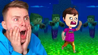 JAK UTÉCT PŘED ARMÁDOU MINECRAFT ZOMBIE?! 😱😬 **FIZIho ŠÍLENÁ VÝZVA**