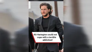 Kit Harington could not cope with a terrible addiction! #shorts