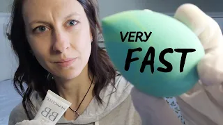 Fast ASMR, The Fastest Makeup Application Ever! No Talking, Latex Gloves