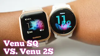 Garmin Venu 2S vs Venu SQ