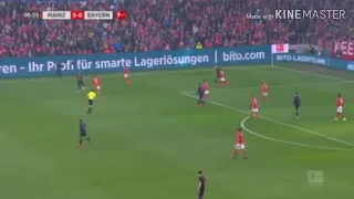 Lewandowski goal Mainz vs Bayern Munchen