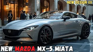 Wow! The New 2025 Mazda MX-5 Miata Design Looks Stunning!