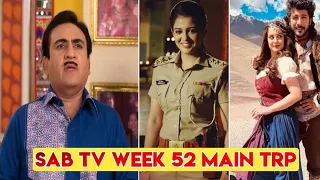 SAB TV Week 53 Main TRP | Sab TV TRP | TMKOC TRP | Madam Sir TRP | Alibaba Dastan E Kabul TRP