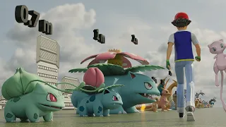 First generation Pokemon Size Comparison [Number order]