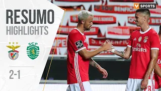 Highlights | Resumo: Benfica 2-1 Sporting (Liga 19/20 #34)