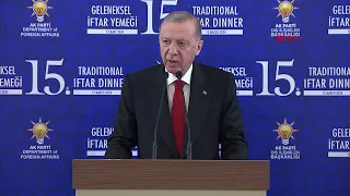 Cumhurbaşkanı Erdoğan, Büyükelçiler ile iftar programında konuştu