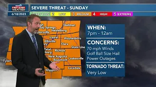 06/18 Ryan's "Stormy Again" Sunday Night Forecast