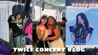 ⋆｡˚₊☆ TWICE ☆₊˚｡ CONCERT VLOG floor seats, dallas, grwm