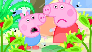 Peppa Pig Plays the Venus Fly Trap Game | Family Kids Cartoon