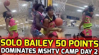 Solo Bailey Drops 50 POINTS & Brought All The BOUNCE! Proves He's One Of The Top Freshman At MSHTV 🔥