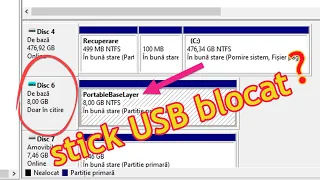Deblocarea stick-ului USB nerecunoscut "PortableBaseLayer"