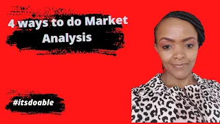 MARKET ANALYSIS USING MARKET STRUCTURE