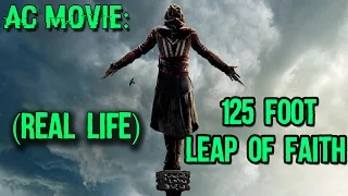 Asassin's Creed Movie BTS: 125 Foot LEAP OF FAITH!