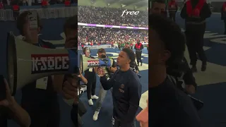 Warren Zaïre-Emery, le CHOUCHOU des ultras parisiens 🔵🔴📣