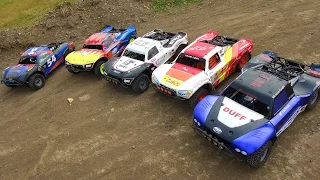 RC ADVENTURES - BiG DiRTY 2014 - MAiN EVENT 5 LOSi 5T 4x4 Trucks - The Final Battle