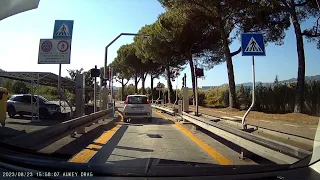 Bad drivers of E80 road (Roma-La Spezia-Roma)