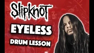 How To Play SLIPKNOT - EYELESS Intro On DRUMS