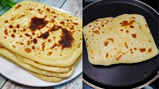 Egg Milk Paratha Recipe | Easy & Delicious Paratha Recipe | Egg Milk Flatten Bread, Breakfast Recipe