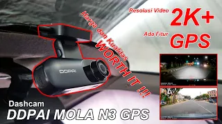 Dashcam DDPAI Mola N3 GPS - Harga dan Kualitas Sesuai Harga !!!