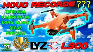 L900 NOVO RECORDE ?  FUNÇÕES E COMO CALIBRAR Long Range #L900pro #dronel900