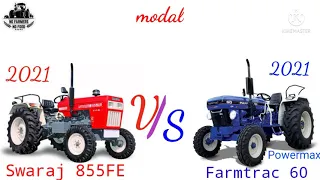 farmtrac 60 Compare with swaraj 855 who is best tractor ?