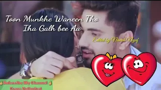 Sindhi Romantic whatsapp status song,  Tun Munkhe wani tho