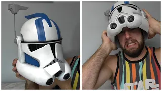 Making an Animated ARC Trooper Echo Helmet - Almost got my head stuck!