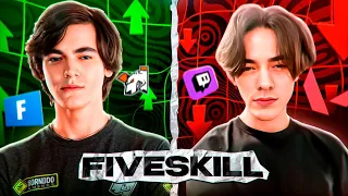 FiveSkill - жизнь до и после киберспорта, знакомство с 7ssk7 и Jamside, кик из Virtus.Pro / Fortnite