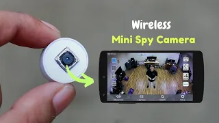 How To Make Mini Wireless Spy Cctv Camera - Using Old Mobile Camera - 2024