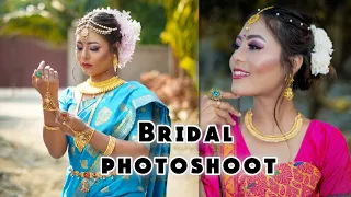 Bridal photoshoot behind the scenes