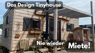 Discount Tiny House 2023: Baugenehmigung fast überall. 1 ZKB. 1 Tag Aufbauzeit. 4 Personen Holzhaus.